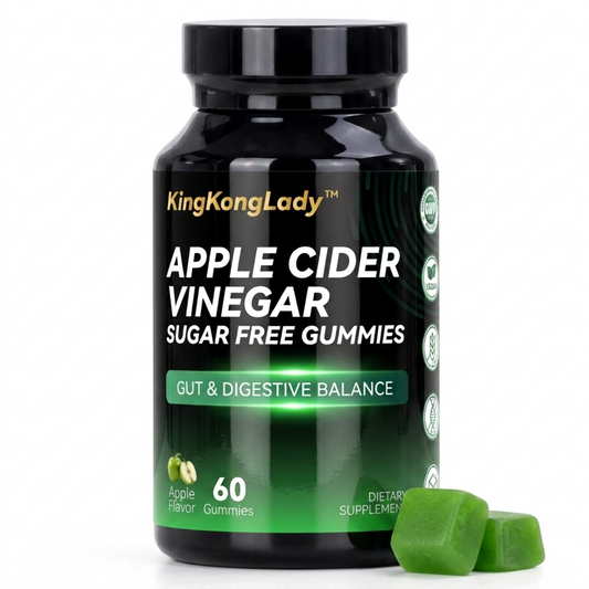KingKongLady Apple Cider Vinegar Sugar Free Gummies