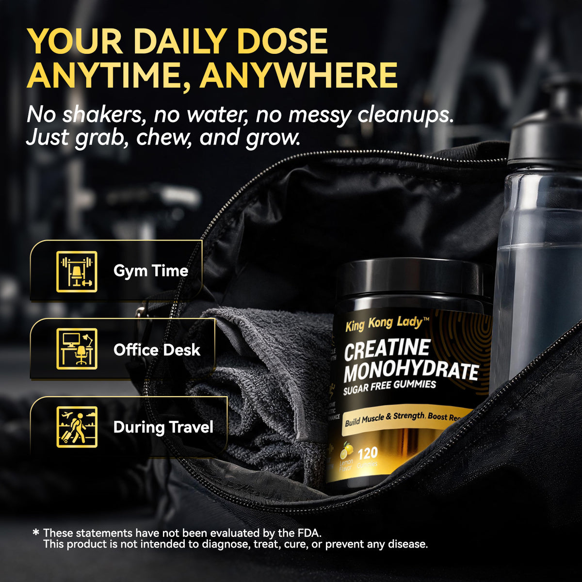 King Kong Lady™ Creatine Monohydrate Gummies