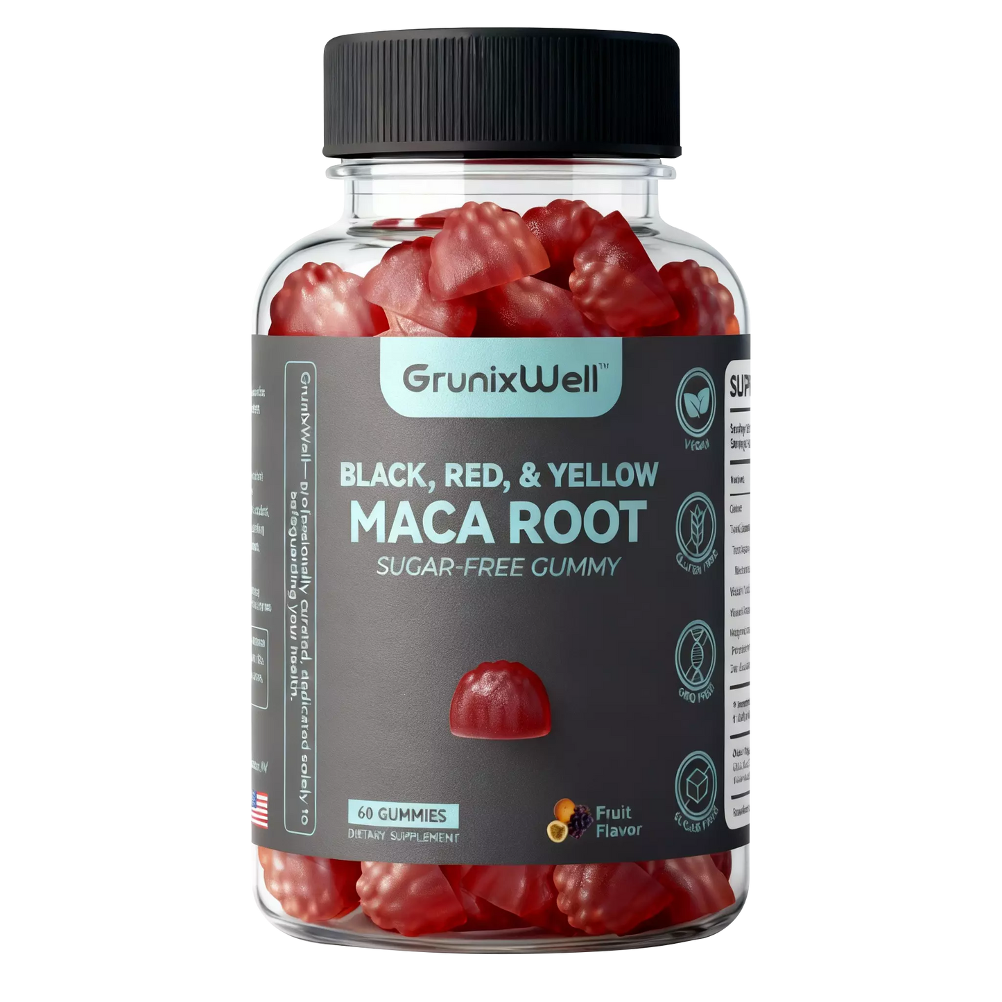 Black, Red & Yellow Maca